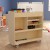 Flash Furniture MK-ME08190-GG Bright Beginnings Wooden Mobile Storage Cart with 4 Top Storage Compartments & 5 Cubbies addl-1