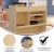 Flash Furniture MK-ME08190-GG Bright Beginnings Wooden Mobile Storage Cart with 4 Top Storage Compartments & 5 Cubbies addl-3