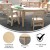 Flash Furniture MK-ME088015-GG Bright Beginnings Wooden Half Circle Preschool Classroom Activity Table, 29.5"W x 59"D x 21"H addl-3