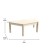 Flash Furniture MK-ME088016-GG Bright Beginnings Wooden Trapezoid Preschool Classroom Activity Table, 20.75"W x 47.25"D x 14.5"H addl-4