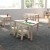 Flash Furniture MK-ME088017-GG Bright Beginnings Wooden Trapezoid Preschool Classroom Activity Table, 20.75"W x 47.25"D x 18"H addl-5