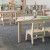 Flash Furniture MK-ME088017-GG Bright Beginnings Wooden Trapezoid Preschool Classroom Activity Table, 20.75"W x 47.25"D x 18"H addl-6