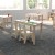 Flash Furniture MK-ME088018-GG Bright Beginnings Wooden Trapezoid Preschool Classroom Activity Table, 20.75"W x 47.25"D x 21"H addl-5
