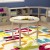 Flash Furniture MK-ME088021-GG Bright Beginnings 33" Round Wooden Adjustable Height Classroom Activity Table, 15"H - 23"H addl-1