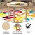 Flash Furniture MK-ME088021-GG Bright Beginnings 33" Round Wooden Adjustable Height Classroom Activity Table, 15"H - 23"H addl-3