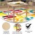 Flash Furniture MK-ME088023-GG Bright Beginnings 24" Square Wooden Adjustable Height Classroom Activity Table, 15"H - 23"H addl-3