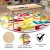 Flash Furniture MK-ME088025-GG Bright Beginnings 23.5" x 47" Wooden Rectangle Adjustable Height Classroom Activity Table, 15"H - 23"H addl-3