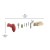 Flash Furniture MK-ME13118-GG Bright Beginnings 8 Piece Tools & Holder Accessory Set with Working Drill for Modular STEAM Wall System addl-4