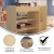 Flash Furniture MK-ME14504-GG Bright Beginnings Wooden Mobile Storage Cart with Storage Compartments addl-3