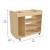 Flash Furniture MK-ME14504-GG Bright Beginnings Wooden Mobile Storage Cart with Storage Compartments addl-4