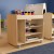 Flash Furniture MK-ME14504-GG Bright Beginnings Wooden Mobile Storage Cart with Storage Compartments addl-5