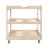 Flash Furniture MK-ME14795-GG Bright Beginnings 3 Shelf Square Wooden Mobile Classroom Storage Cart addl-7
