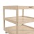 Flash Furniture MK-ME14795-GG Bright Beginnings 3 Shelf Square Wooden Mobile Classroom Storage Cart addl-8