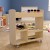 Flash Furniture MK-ME16614-GG Bright Beginnings Wooden Double Sided Mobile Storage Cart, 14 Round Storage Compartments, 4 Storage Shelves addl-1