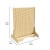 Flash Furniture MK-ME19936-GG Bright Beginnings Wooden Double Sided Freestanding STEAM Wall Base with Peg Panels addl-4