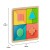 Flash Furniture MK-MK00606-GG Bright Beginnings STEM Geometric Shape Building Puzzle Board, Natural/Multicolor addl-4