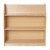 Flash Furniture MK-STR800H-GG Hercules Natural Wooden 3 Shelf Book Display with Curved Edges addl-9