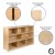 Flash Furniture MK-STRG002-GG Hercules Wooden 8 Section Classroom Storage Cabinet, 36"H  addl-5