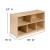 Flash Furniture MK-STRG004-GG Hercules Wooden 5 Section Classroom Storage Cabinet, 24"H x 36"L  addl-6