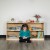 Flash Furniture MK-STRG005-GG Hercules Wooden 2 Section Classroom Storage Cabinet, 24"H x 48"L  addl-2