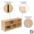 Flash Furniture MK-STRG006-GG Hercules Wooden 5 Section Classroom Storage Cabinet, 24"H x 48"L  addl-5