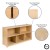 Flash Furniture MK-STRG008-GG Hercules Wooden 5 Section Classroom Storage Cabinet, 30"H x 48"L  addl-5