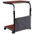 Flash Furniture MT-6288-1-GG Mobile Sit-Down, Stand-Up Mahogany Computer Ergonomic Desk  addl-6