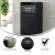 Flash Furniture MT-M8520-TRA-BLK-GG Black Wood Tray Top Trash Can addl-3