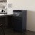 Flash Furniture MT-M8520-TRA-BLK-GG Black Wood Tray Top Trash Can addl-5
