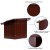 Flash Furniture MT-M8833-LECT-GG Mahogany Foldable Tabletop Lectern addl-5