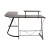 Flash Furniture NAN-CD-22181-BK-BK-GG L-Shaped Desk 71.5" Computer Corner Desk, Black/Black addl-7