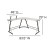 Flash Furniture NAN-CD-22181-WH-BK-GG L-Shaped Desk 71.5" Computer Corner Desk, White/Black addl-4