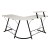 Flash Furniture NAN-CD-22181-WH-BK-GG L-Shaped Desk 71.5" Computer Corner Desk, White/Black addl-5