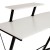 Flash Furniture NAN-CD-22181-WH-BK-GG L-Shaped Desk 71.5" Computer Corner Desk, White/Black addl-6