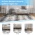 Flash Furniture NAN-CEK-10-GG 3 Piece Occasional Glass Top Coffee and End Table Set with Brushed Gold Frame addl-3