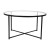 Flash Furniture NAN-CEK-1786-BK-GG 3 Piece Occasional Glass Top Coffee and End Table Set with Matte Black Frame addl-8