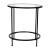 Flash Furniture NAN-CEK-21750-BK-GG 3 Piece Occasional Glass Coffee and End Table Set with Round Matte Black Frame - addl-9