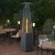 Flash Furniture NAN-FSDC-01-GY-GG Slate Gray Stainless Steel Pyramid 42,000 BTU Propane Heater with Wheels  addl-5