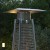 Flash Furniture NAN-FSDC-01-GY-GG Slate Gray Stainless Steel Pyramid 42,000 BTU Propane Heater with Wheels  addl-6