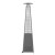 Flash Furniture NAN-FSDC-01-GY-GG Slate Gray Stainless Steel Pyramid 42,000 BTU Propane Heater with Wheels  addl-8
