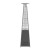 Flash Furniture NAN-FSDC-01-GY-GG Slate Gray Stainless Steel Pyramid 42,000 BTU Propane Heater with Wheels  addl-9