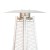 Flash Furniture NAN-FSDC-01-SL-GG Silver Stainless Steel Pyramid 42,000 BTU Propane Heater with Wheels  addl-10
