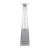 Flash Furniture NAN-FSDC-01-SL-GG Silver Stainless Steel Pyramid 42,000 BTU Propane Heater with Wheels  addl-8