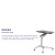 Flash Furniture NAN-IP-10-BK-GG Mobile Sit-Down, Stand-Up Black Computer Ergonomic Desk, 28.25"W addl-3