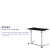 Flash Furniture NAN-IP-6-1-BK-GG Sit-Down, Stand-Up Black Computer Ergonomic Desk, 37.375"W  addl-3