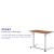 Flash Furniture NAN-IP-6-1-CH-GG Sit-Down, Stand-Up Cherry Computer Ergonomic Desk, 37.375"W addl-3