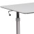 Flash Furniture NAN-IP-6-1-GG Sit-Down, Stand-Up Light Gray Computer Ergonomic Desk, 37.375"W addl-10
