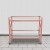 Flash Furniture NAN-JH-17110-GG Glass Kitchen Serving and Bar Cart with Rose Gold Frame addl-1