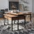 Flash Furniture NAN-JH-17145-GG 2 Piece Modern Walnut Nesting Coffee Table Set with Storage Drawer addl-1