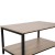 Flash Furniture NAN-JH-17163-GG Modern Industrial 2 Tier Rectangular Metal and Driftwood Coffee Table addl-6